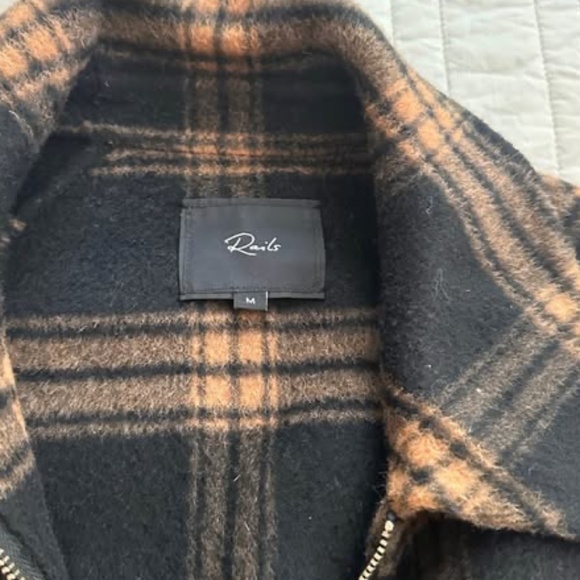 Rails Women’s Plaid Wool Jacket Medium M - Picture 3 of 6